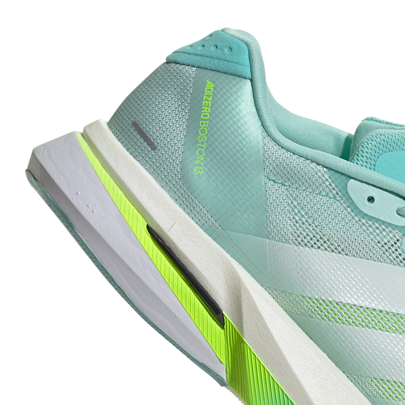 adidas ADIZERO BOSTON 13（Women's）セミフラッシュアクア/ゼロメタリック/ルシッドレモン