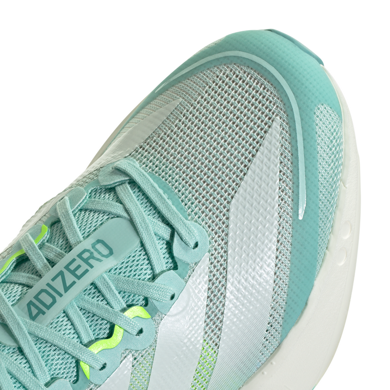adidas ADIZERO BOSTON 13（Women's）セミフラッシュアクア/ゼロメタリック/ルシッドレモン