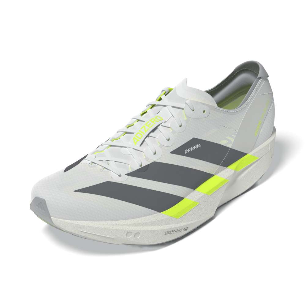adidas ADIZERO TAKUMI SEN 11（Men's）フットウェアホワイト/アイアンメタリック/ソーラーイエロー
