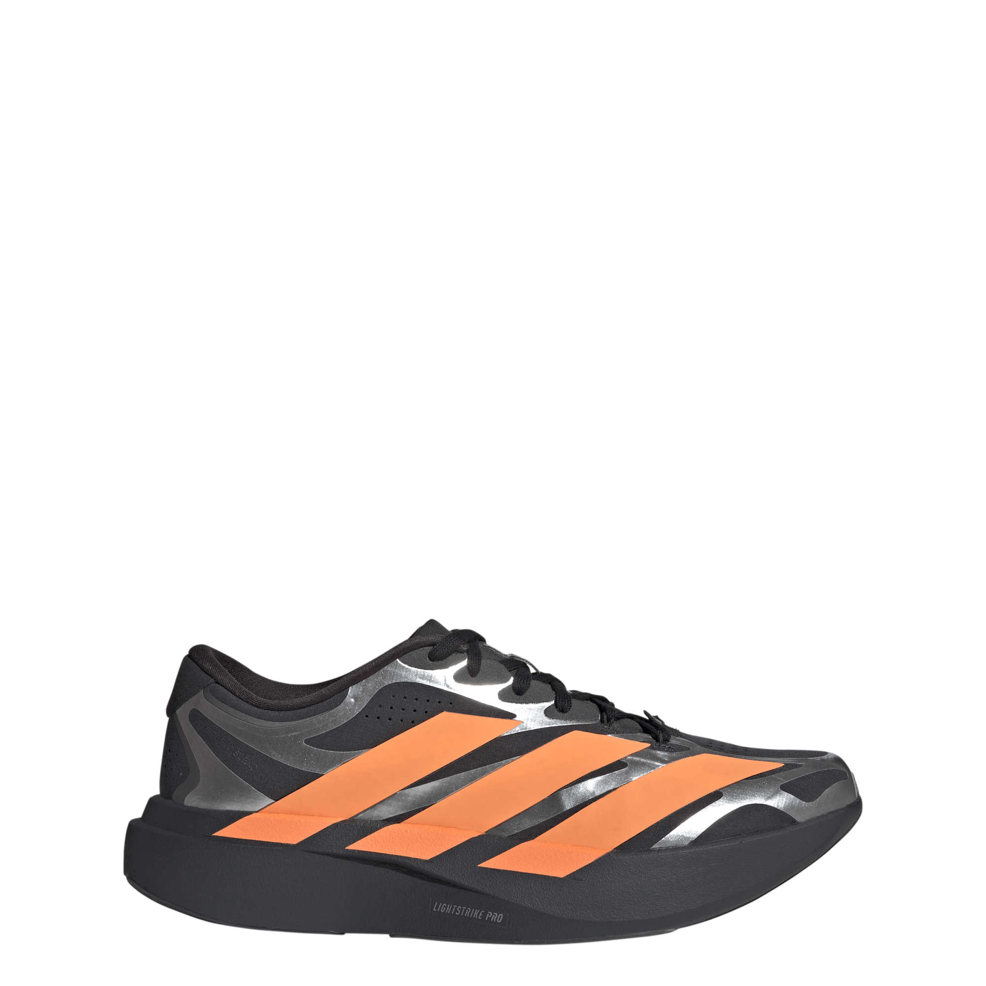 adidas ADIZERO EVO SL EXO（Men's）カーボン/ルシッドオレンジ/シルバーメタリック