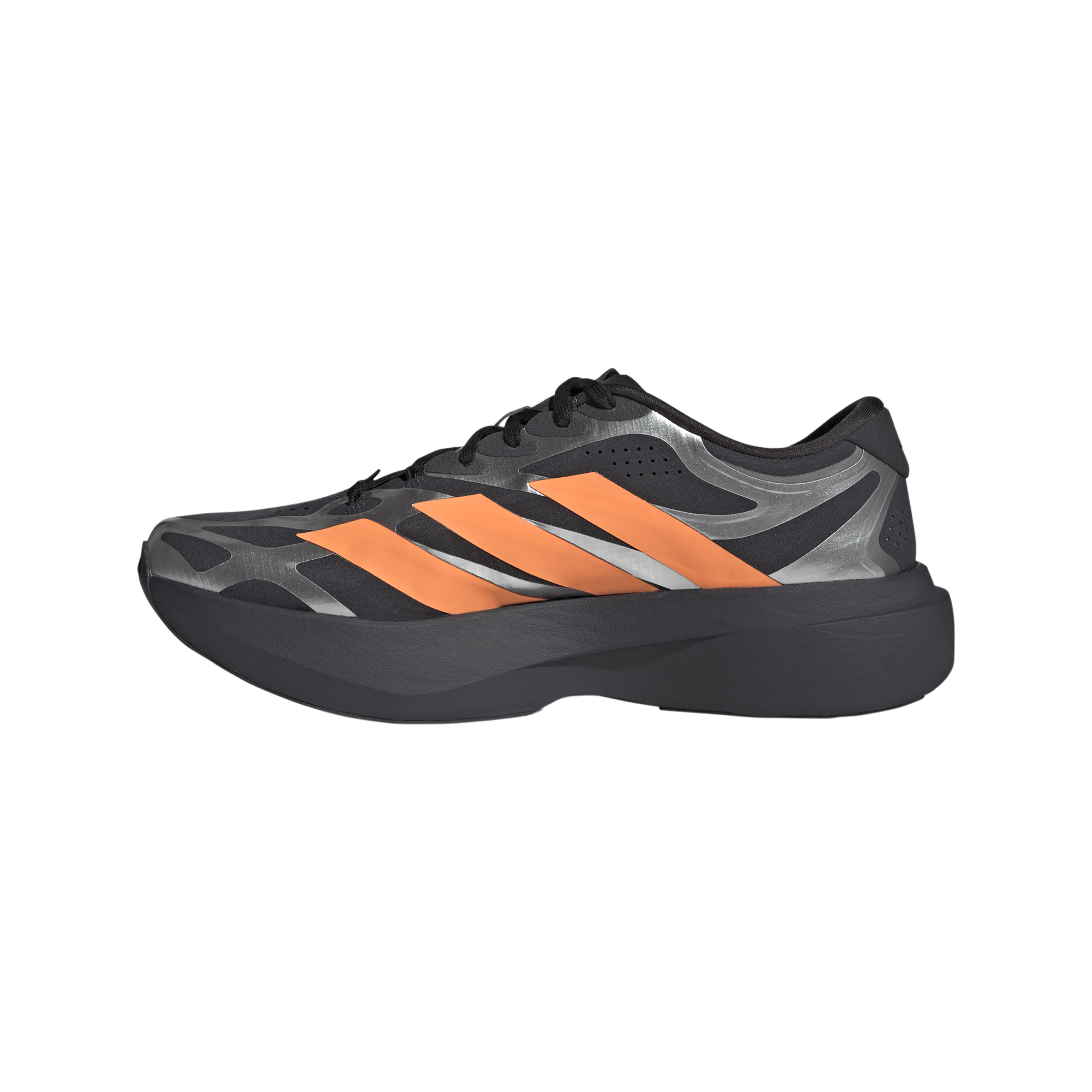 adidas ADIZERO EVO SL EXO（Men's）カーボン/ルシッドオレンジ/シルバーメタリック