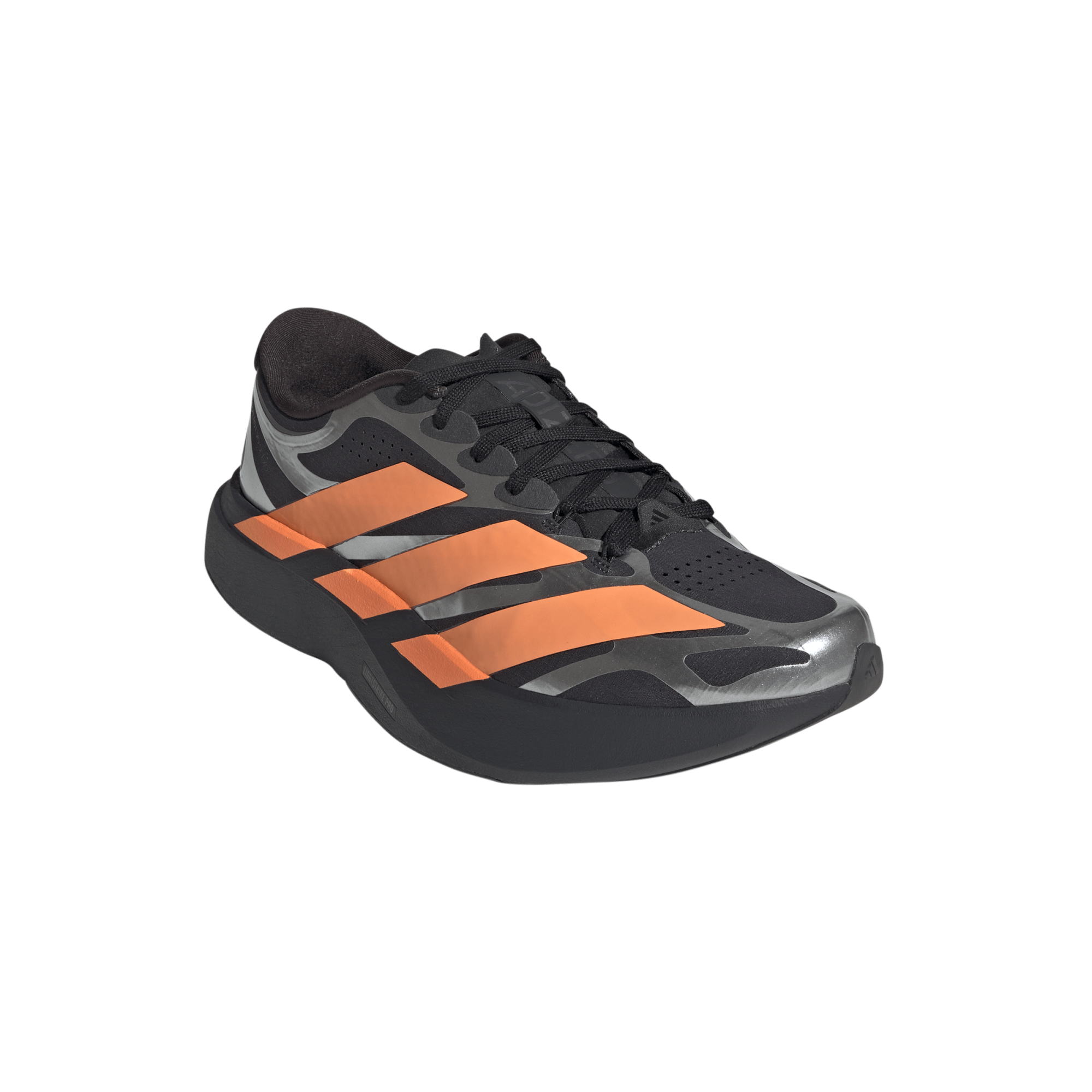 adidas ADIZERO EVO SL EXO（Men's）カーボン/ルシッドオレンジ/シルバーメタリック