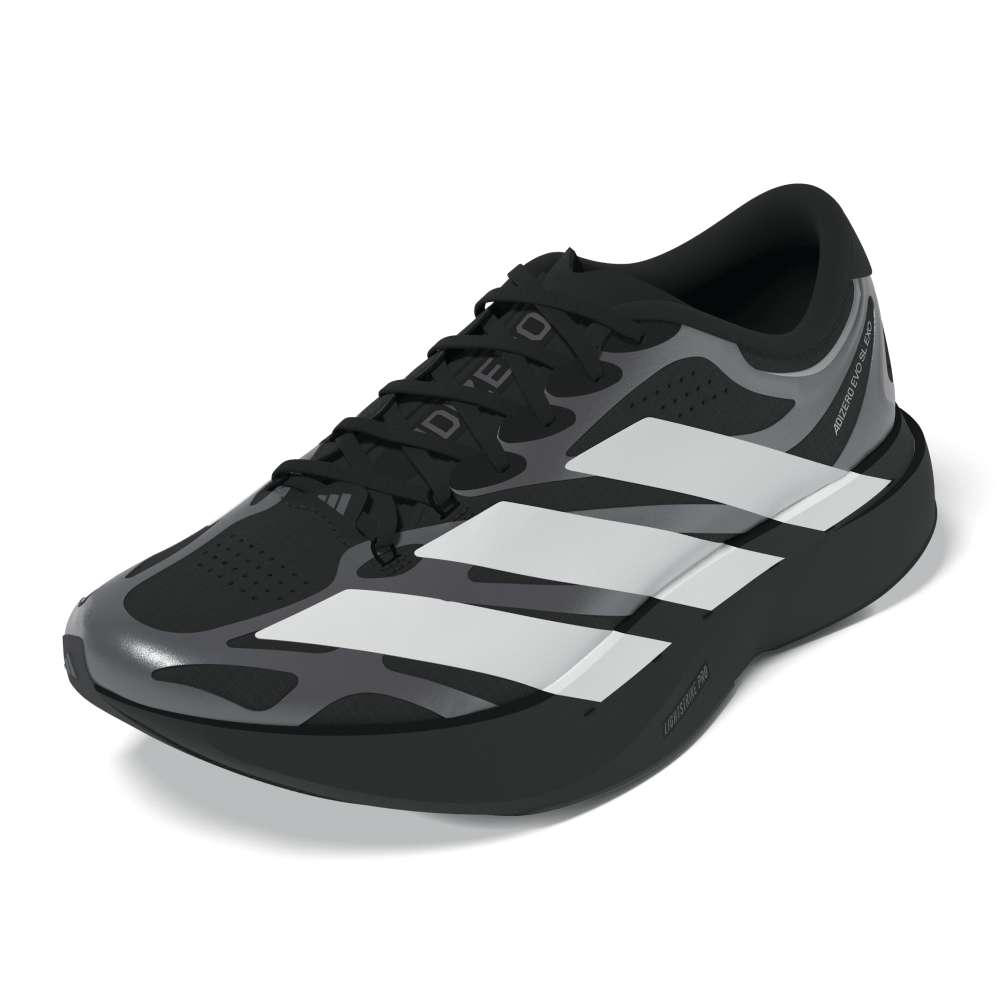 adidas ADIZERO EVO SL EXO（Women's）コアブラック/フットウェアホワイト/アイアンメタリック