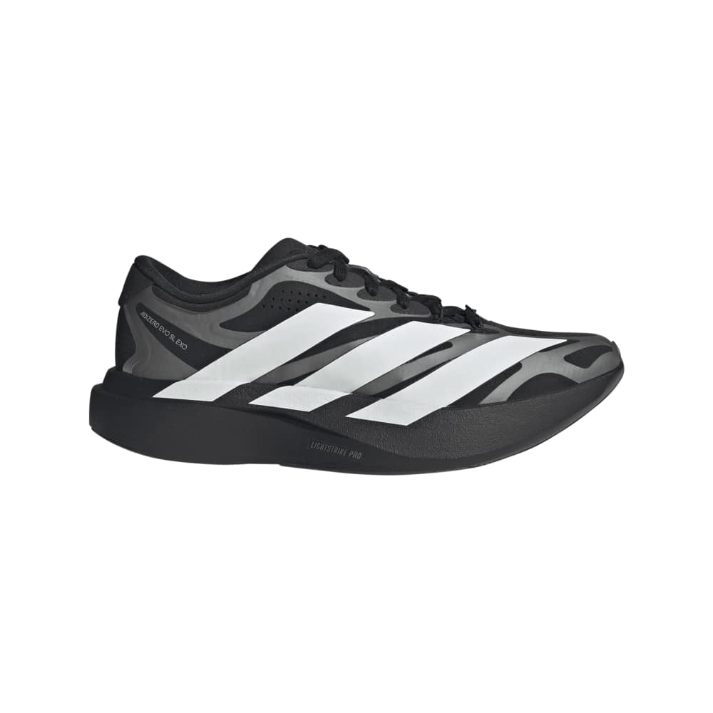 adidas ADIZERO EVO SL EXO（Women's）コアブラック/フットウェアホワイト/アイアンメタリック