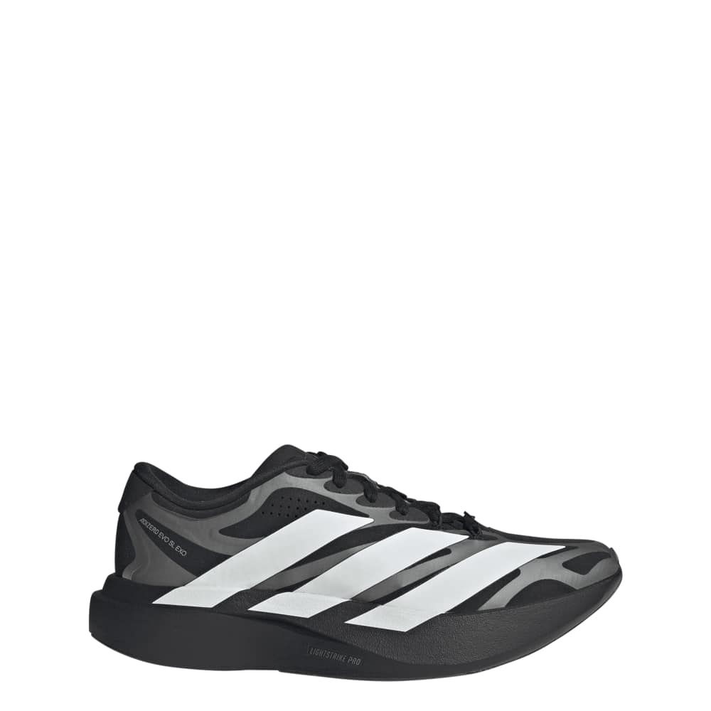 adidas ADIZERO EVO SL EXO（Women's）コアブラック/フットウェアホワイト/アイアンメタリック