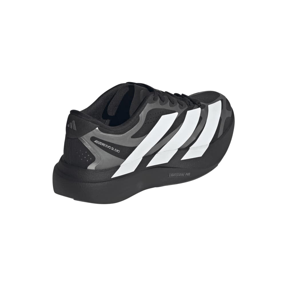 adidas ADIZERO EVO SL EXO（Women's）コアブラック/フットウェアホワイト/アイアンメタリック