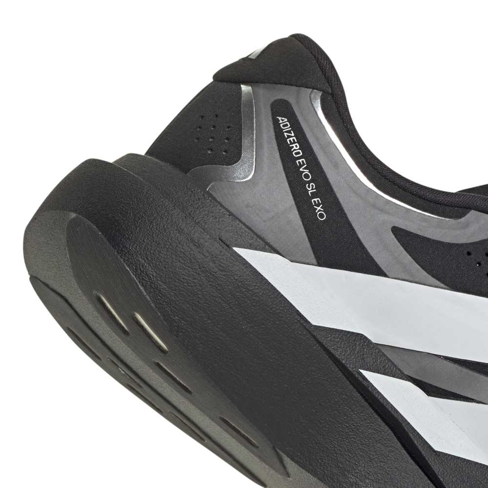 adidas ADIZERO EVO SL EXO（Women's）コアブラック/フットウェアホワイト/アイアンメタリック