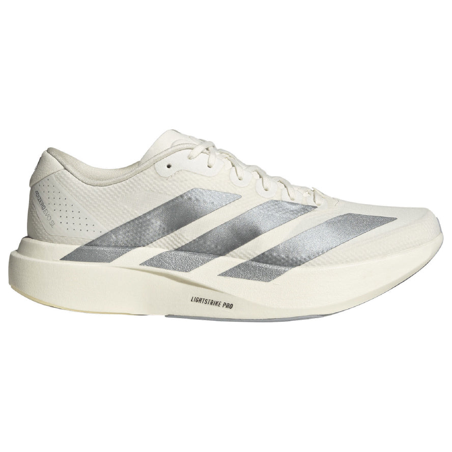 adidas ADIZERO EVO SL WOVEN（Men's）コアホワイト/コアホワイト/ヘイローシルバー