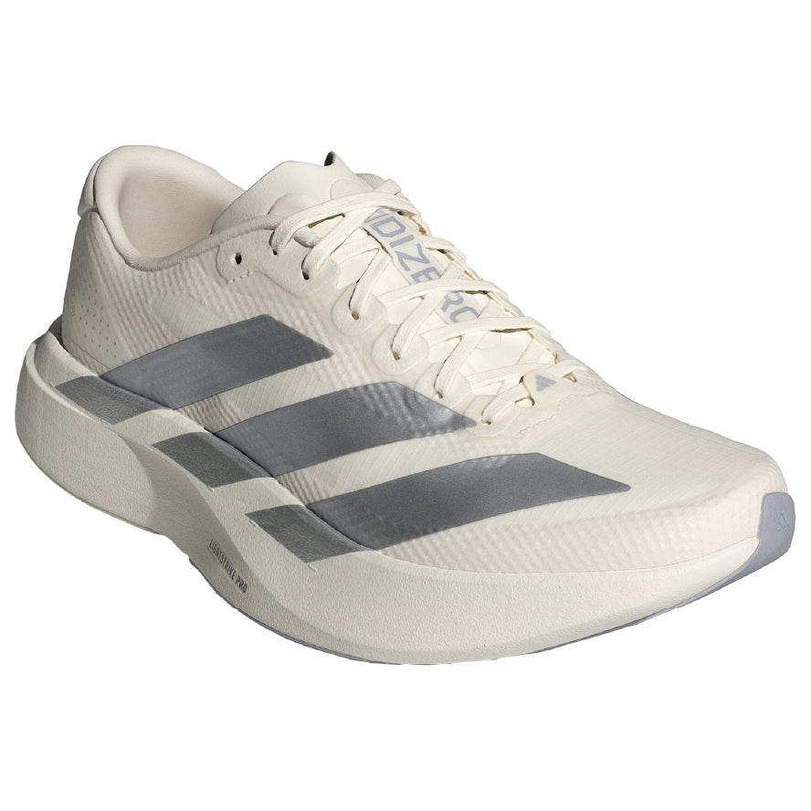 adidas ADIZERO EVO SL WOVEN（Women's）コアホワイト/コアホワイト/ヘイローシルバー