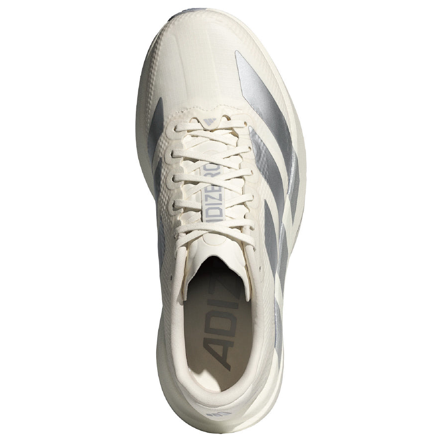 adidas ADIZERO EVO SL WOVEN（Women's）コアホワイト/コアホワイト/ヘイローシルバー
