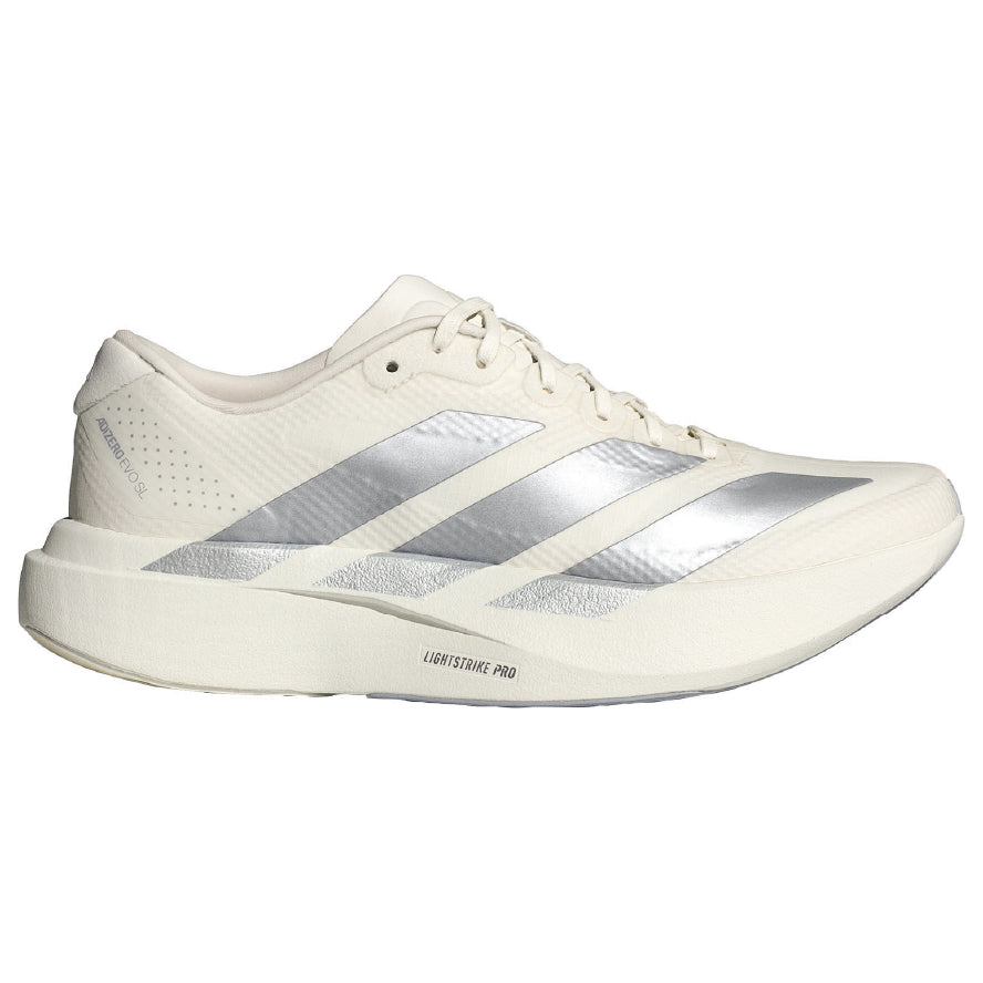 adidas ADIZERO EVO SL WOVEN（Women's）コアホワイト/コアホワイト/ヘイローシルバー