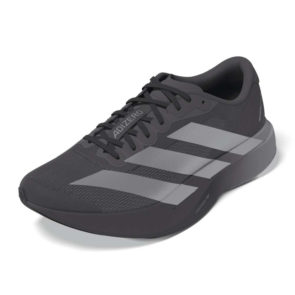 adidas ADIZERO EVO SL（Men's）グレーストレータ/シルバーメタリック/ライトグラナイト