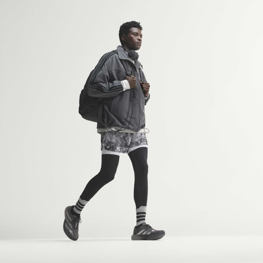 adidas ADIZERO EVO SL（Men's）グレーストレータ/シルバーメタリック/ライトグラナイト