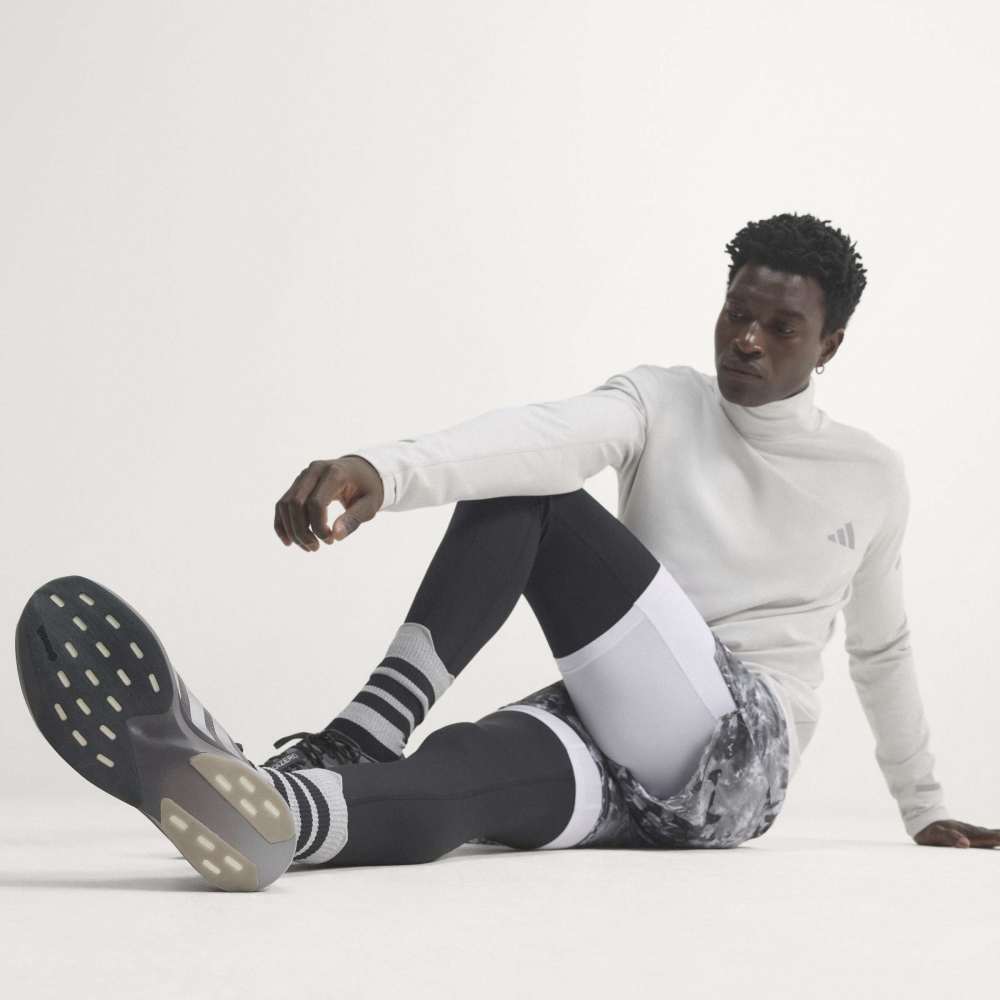 adidas ADIZERO EVO SL（Men's）グレーストレータ/シルバーメタリック/ライトグラナイト