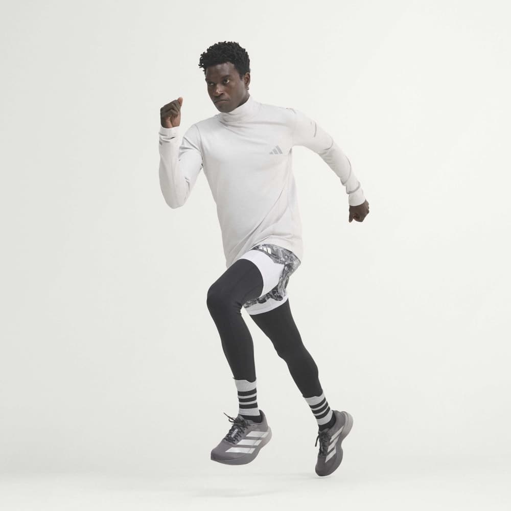 adidas ADIZERO EVO SL（Men's）グレーストレータ/シルバーメタリック/ライトグラナイト