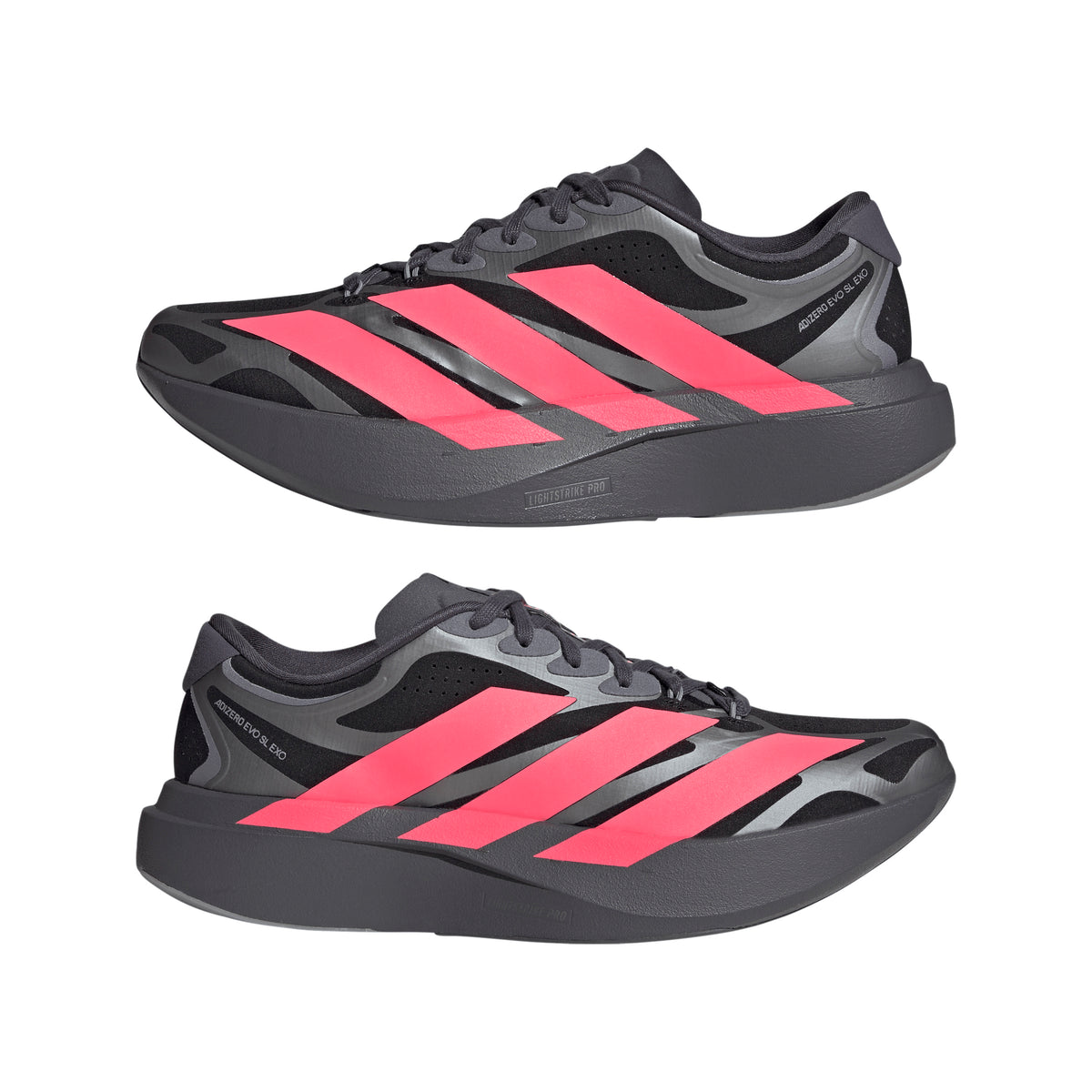 adidas ADIZERO EVO SL EXO（Men's）コアブラック/ソーラーターボ/アイアンメタリック