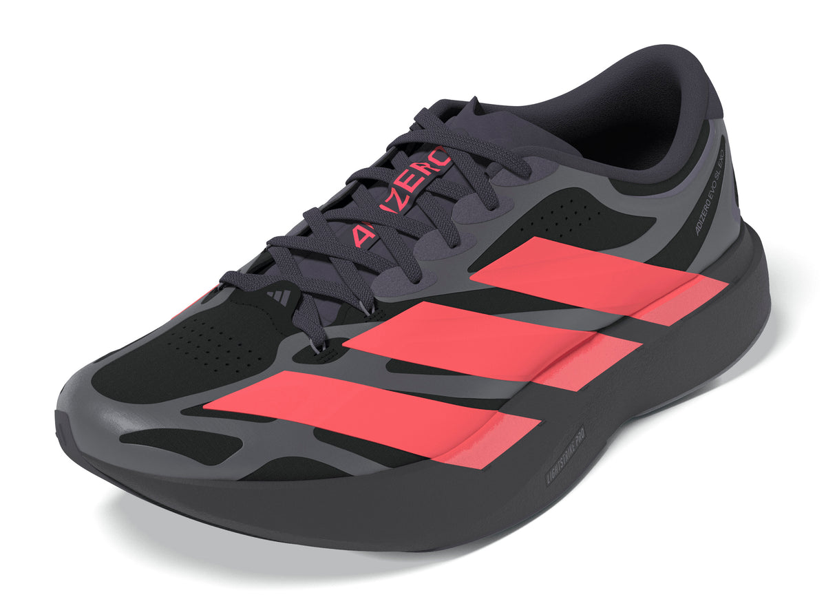 adidas ADIZERO EVO SL EXO（Men's）コアブラック/ソーラーターボ/アイアンメタリック
