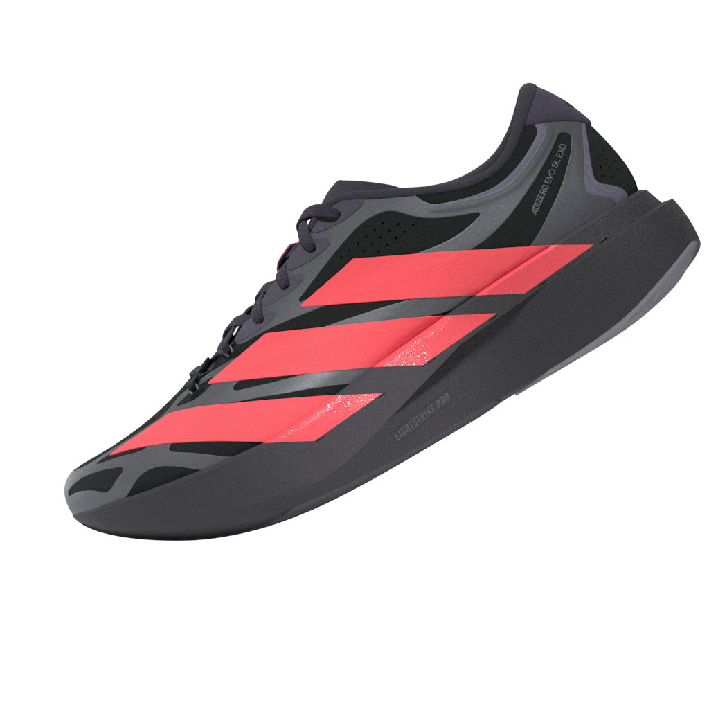 adidas ADIZERO EVO SL EXO（Men's）コアブラック/ソーラーターボ/アイアンメタリック