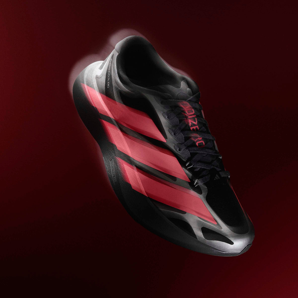 adidas ADIZERO EVO SL EXO（Men's）コアブラック/ソーラーターボ/アイアンメタリック