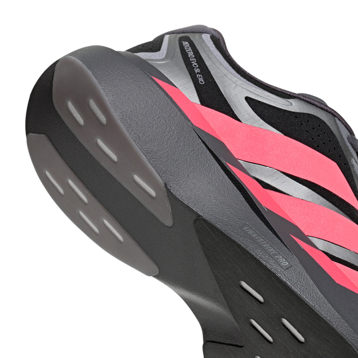 adidas ADIZERO EVO SL EXO（Men's）コアブラック/ソーラーターボ/アイアンメタリック