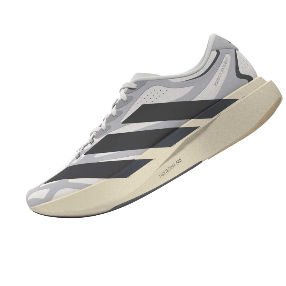 adidas ADIZERO EVO SL EXO（Men's）コアホワイト/ユーティリティブラック/グレーツー