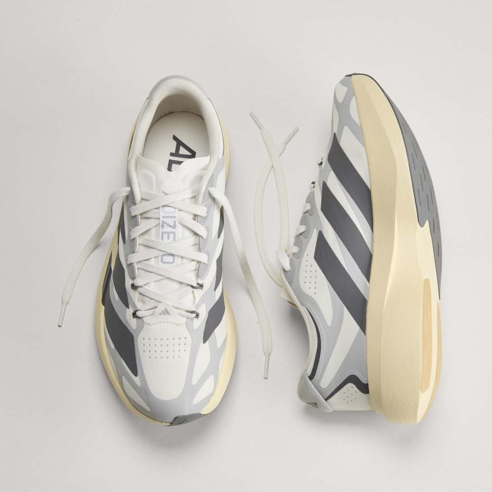 adidas ADIZERO EVO SL EXO（Men's）コアホワイト/ユーティリティブラック/グレーツー