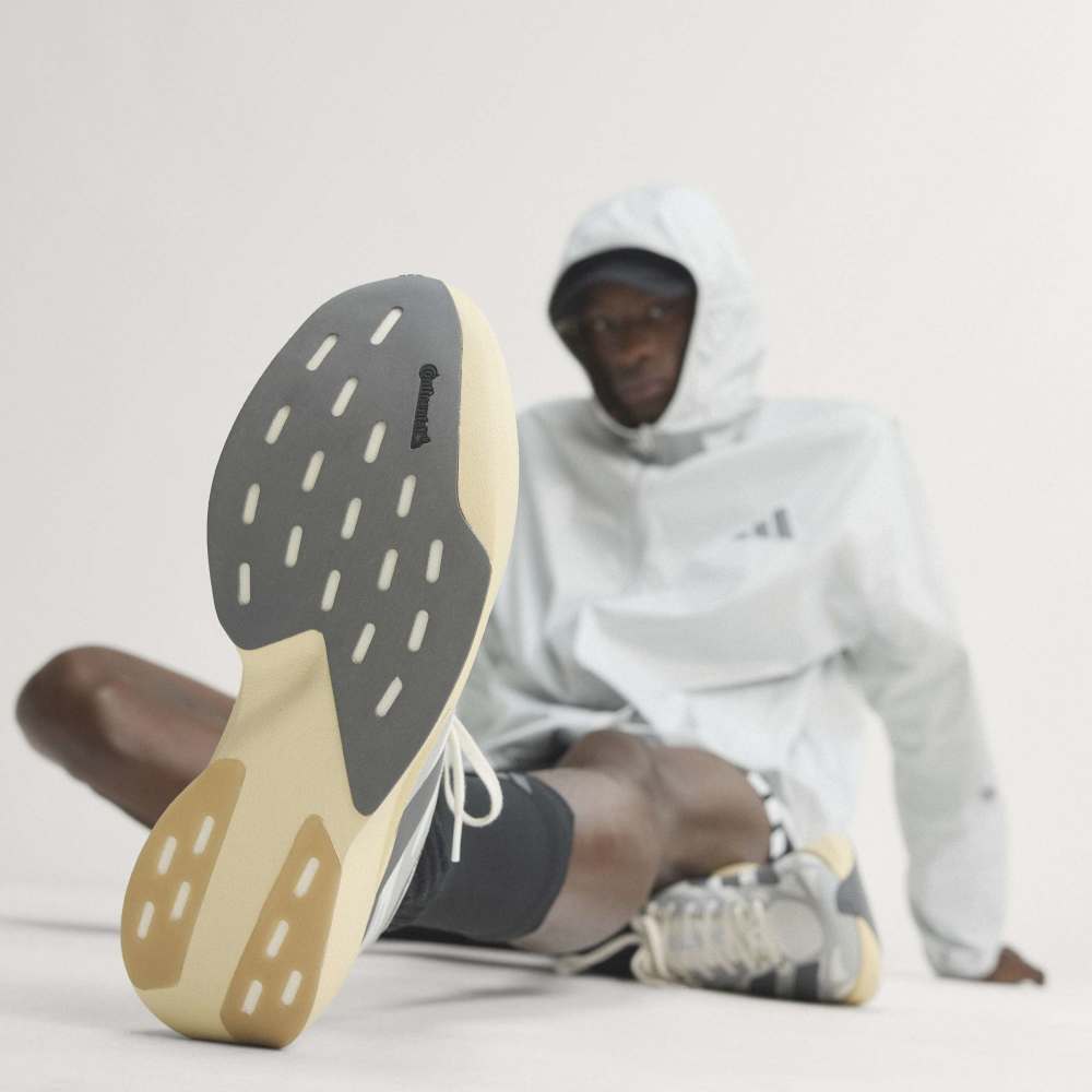 adidas ADIZERO EVO SL EXO（Men's）コアホワイト/ユーティリティブラック/グレーツー