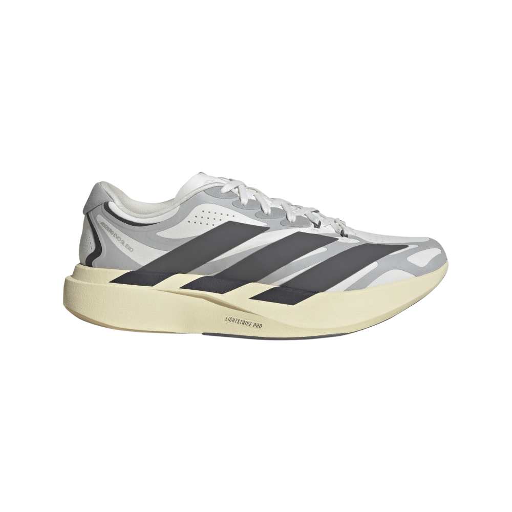 adidas ADIZERO EVO SL EXO（Men's）コアホワイト/ユーティリティブラック/グレーツー