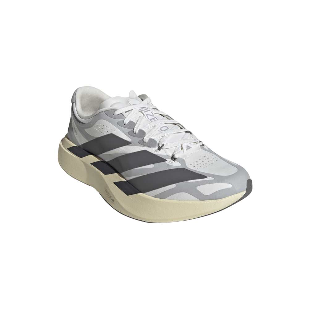 adidas ADIZERO EVO SL EXO（Men's）コアホワイト/ユーティリティブラック/グレーツー