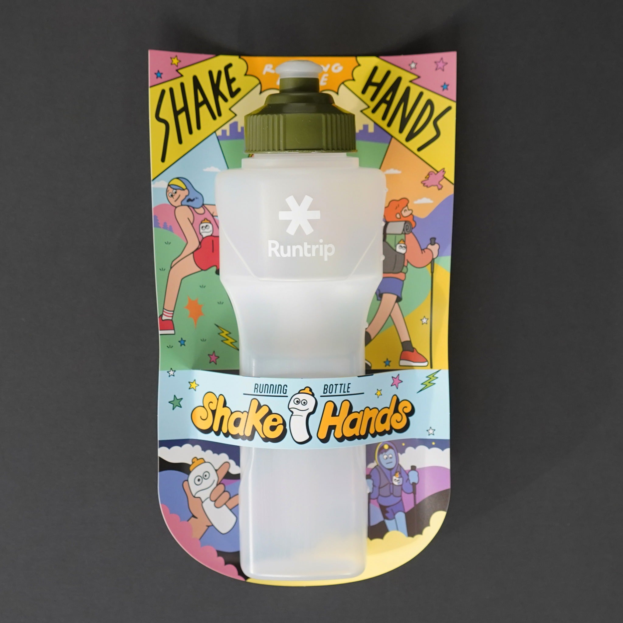 Runtrip LOGO BOTTLE｜ランニングマイボトル New Model (Khaki)