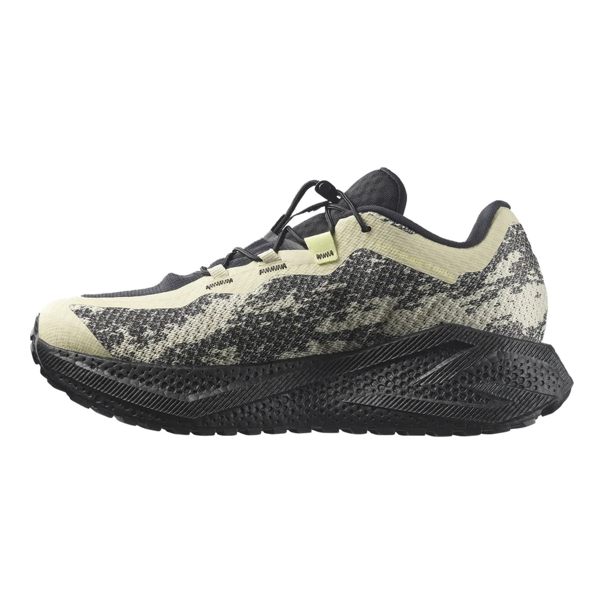 SALOMON AERO GLIDE 4 GRVL（Men's）BOG/BLACK/SUNNY LIME