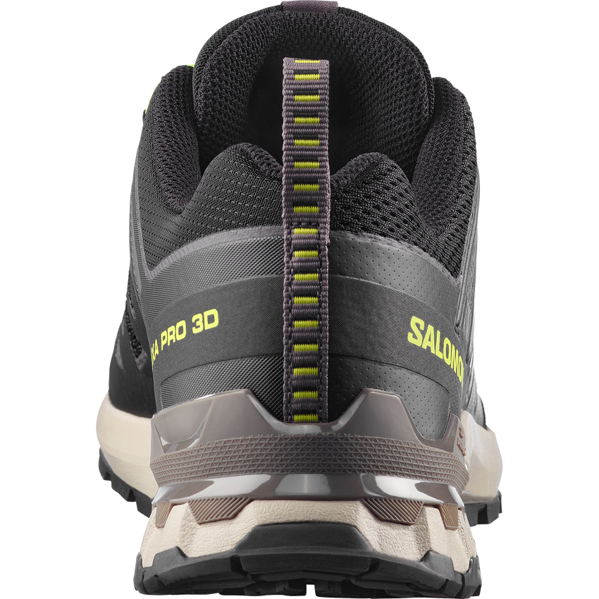 SALOMON XA PRO 3D V9（Men's）BLACK/DARK GULL GRAY/ACID LIME