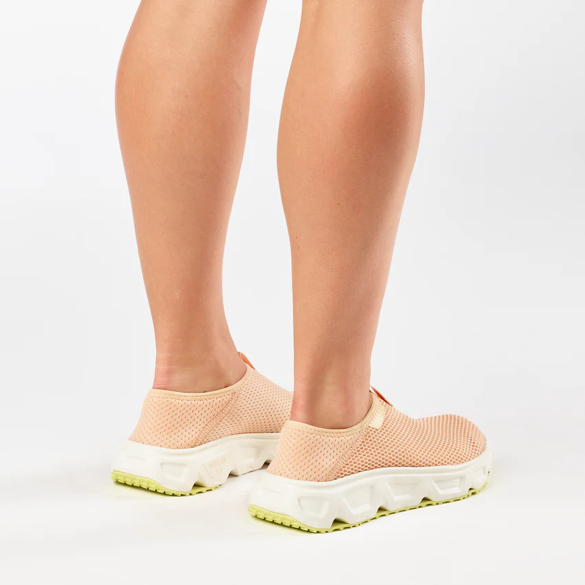 SALOMON REELAX MOC 6.0（Women's）Almond Cream / Vanilla Ice / Sunny Lime