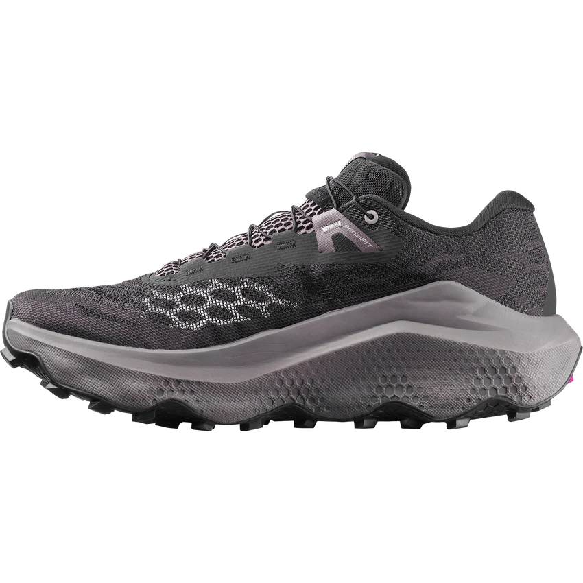 SALOMON ULTRA GLIDE 4 （Men's）Black / Dark Gull Gray / Silver Cloud