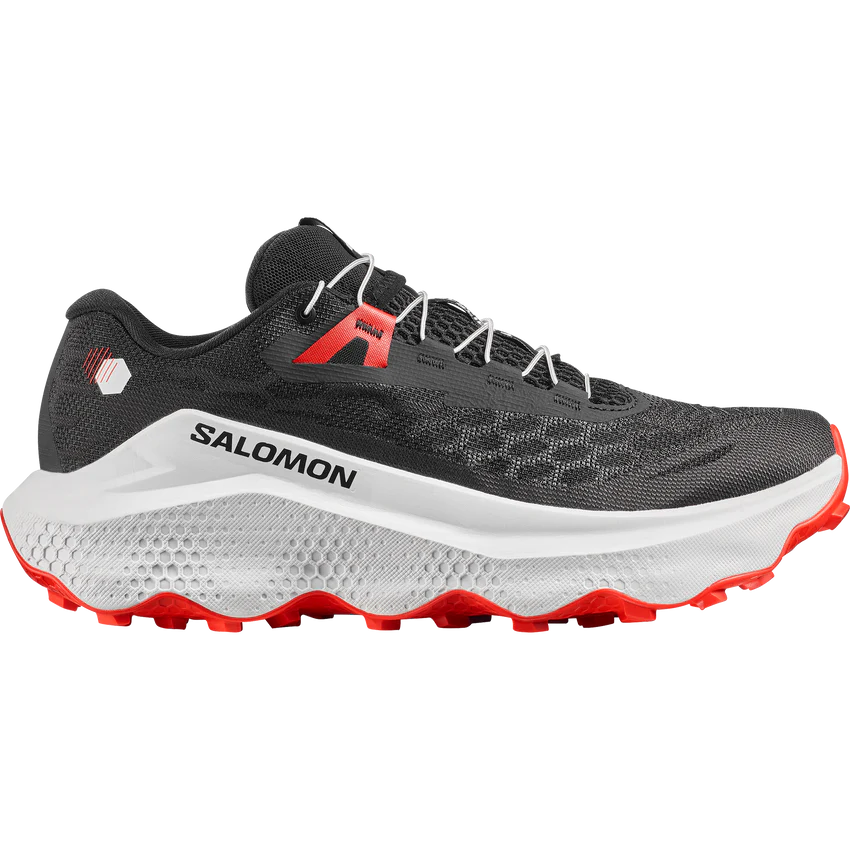 SALOMON ULTRA GLIDE 4 （Men's）Black / White / Fiery Red