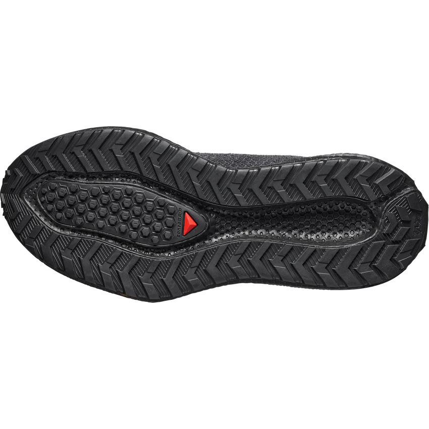 SALOMON AERO GLIDE 4 GRVL（Men's）Black / Asphalt / Black