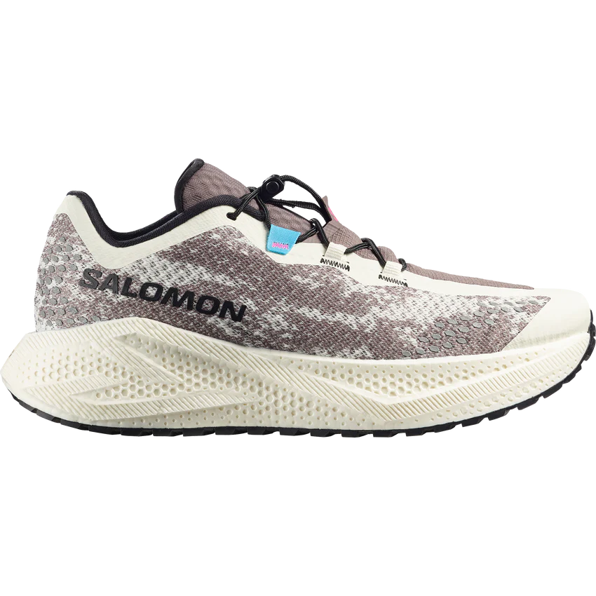 SALOMON AERO GLIDE 4 GRVL（Men's）Vanilla Ice / Black / Iron