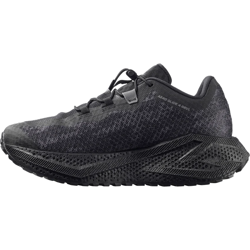 SALOMON AERO GLIDE 4 GRVL (Women's) Black / Asphalt / Black