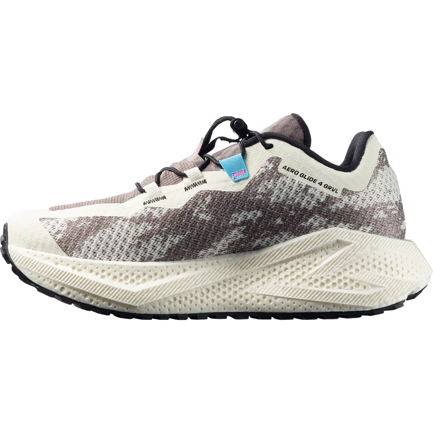 SALOMON AERO GLIDE 4 GRVL (Women's) Vanilla Ice / Black / Iron