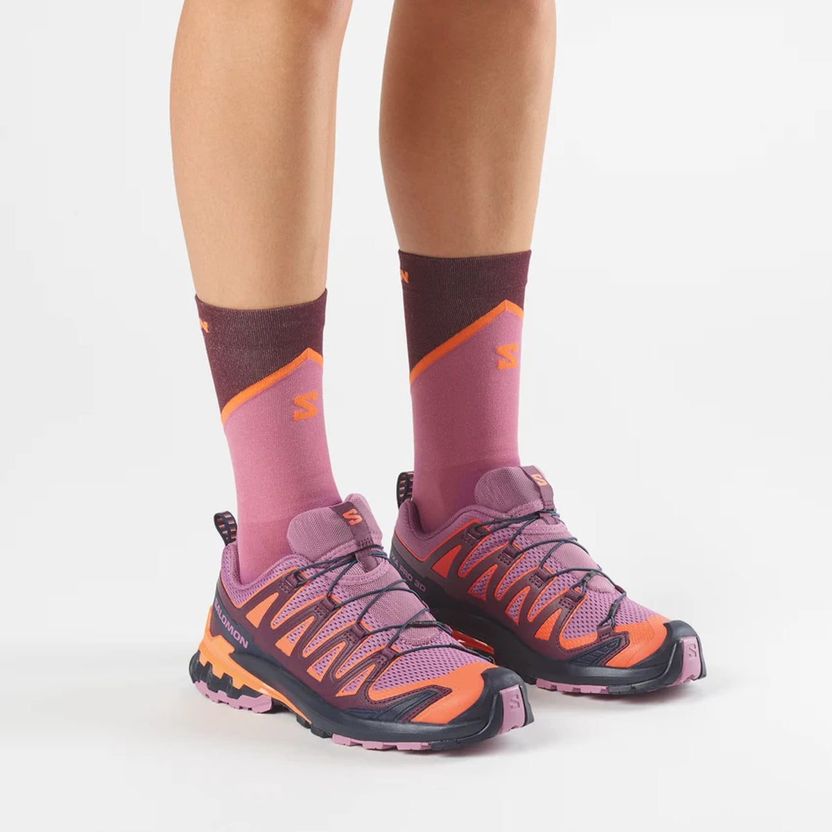 SALOMON XA PRO 3D V9（Women's）DUSKY ORCHID/HUCKLEBERRY/NECTARINE