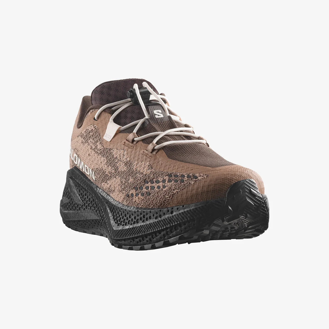 SALOMON AERO GLIDE 4 GRVL（Men's）BURRO/BLACK/VANILLA ICE