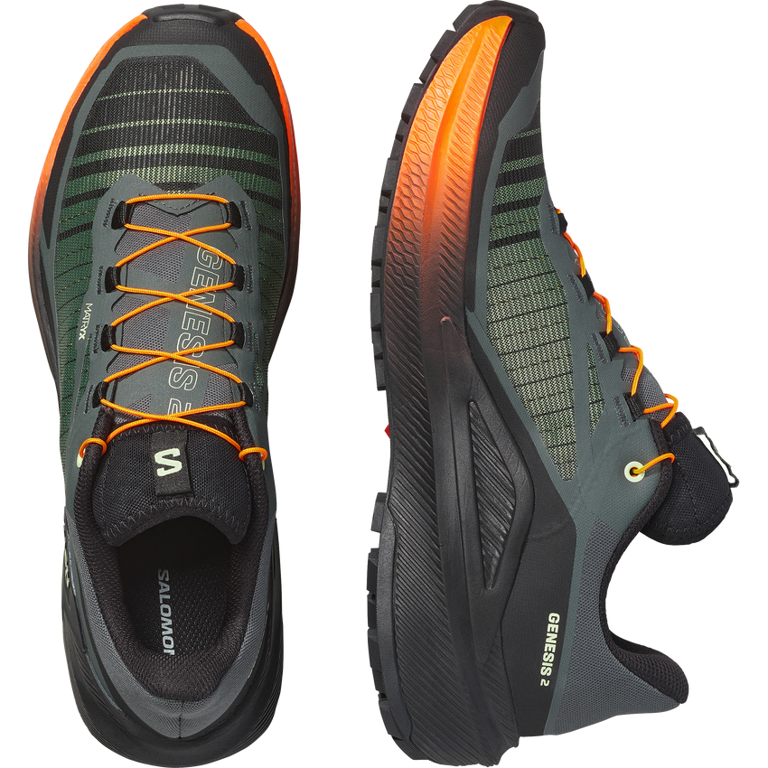 SALOMON GENESIS 2（Men's）URBAN CHIC/BLACK/LIME CREAM