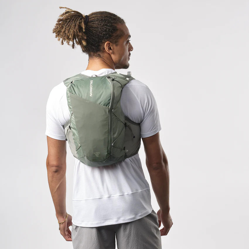 SALOMON ACTIVE SKIN 12 SET ユニセックス ランニングベスト（フラスク付）