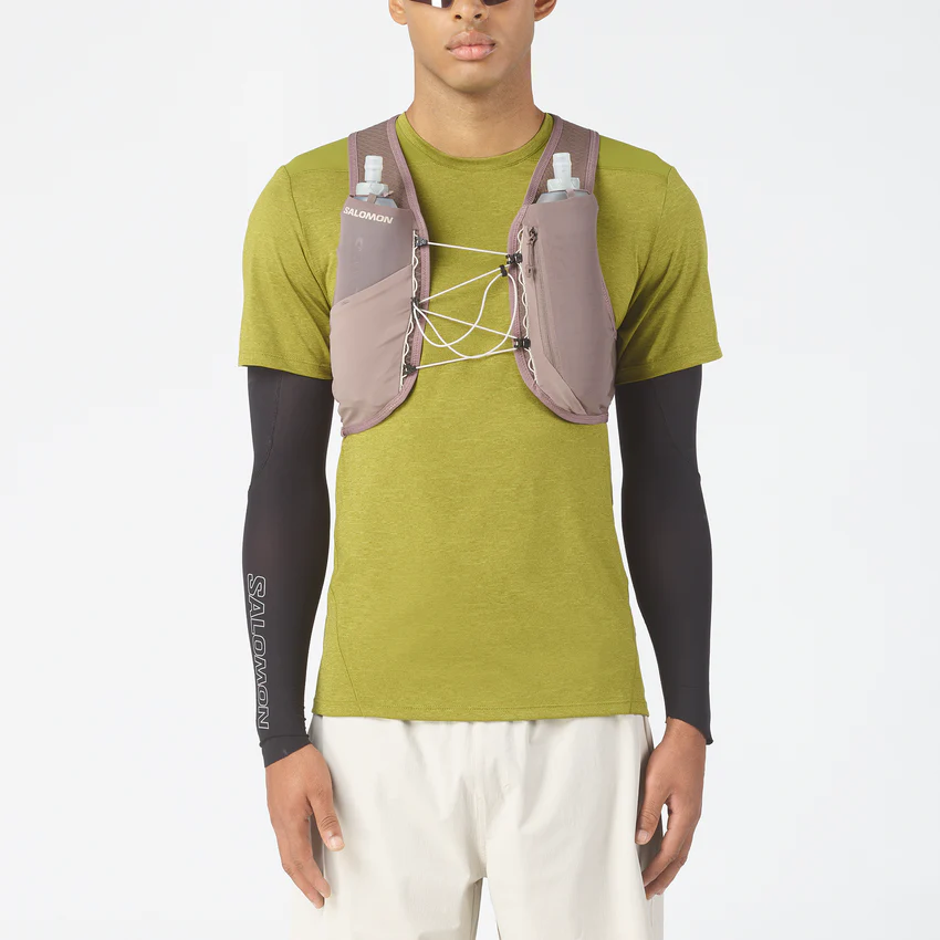 SALOMON GRVL SKIN 4 ユニセックス ランニングベスト（フラスク付）