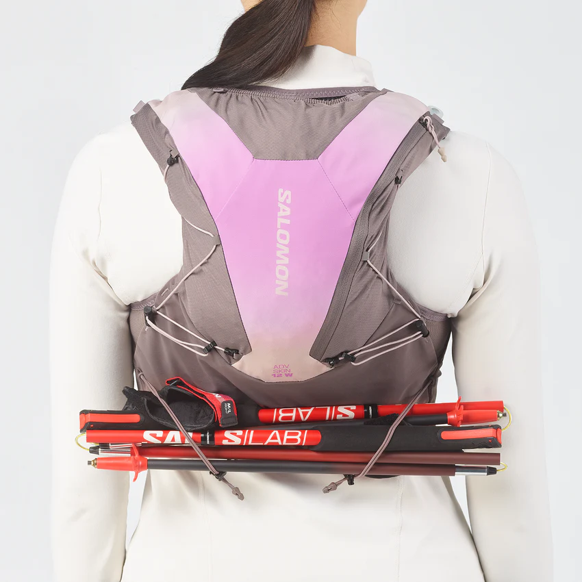SALOMON ADV SKIN 12 WOMEN SET ウィメンズ ランニングベスト SALOMON ADV SKIN 12 WOMEN SET ウィメンズ ランニングベスト