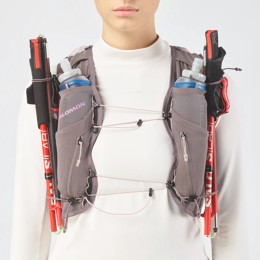 SALOMON ADV SKIN 12 WOMEN SET ウィメンズ ランニングベスト SALOMON ADV SKIN 12 WOMEN SET ウィメンズ ランニングベスト