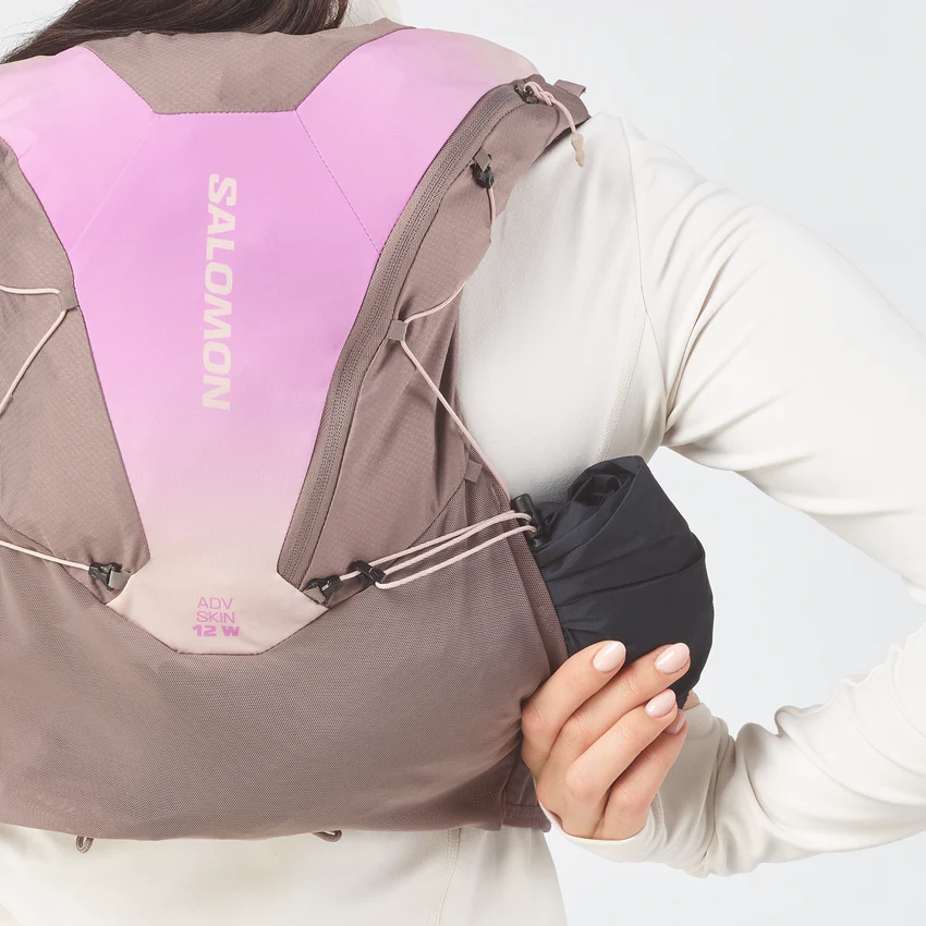 SALOMON ADV SKIN 12 GRAD WOMEN ウィメンズ ランニングベスト（フラスク付）