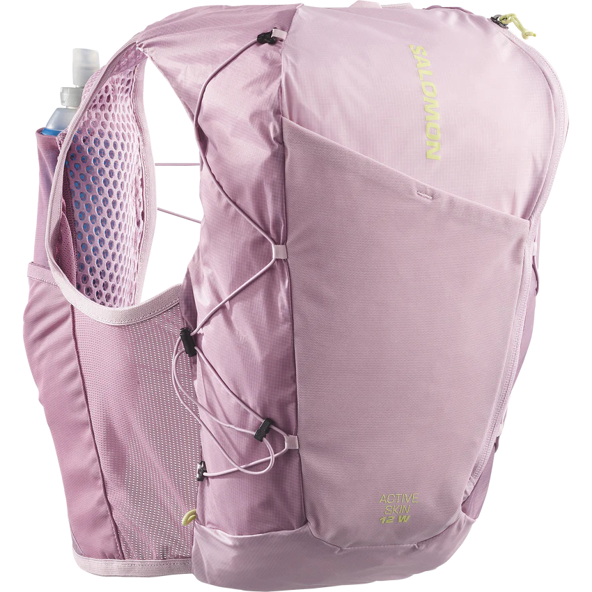 SALOMON ACTIVE SKIN 12 WOMEN ウィメンズ ランニングベスト（フラスク付）