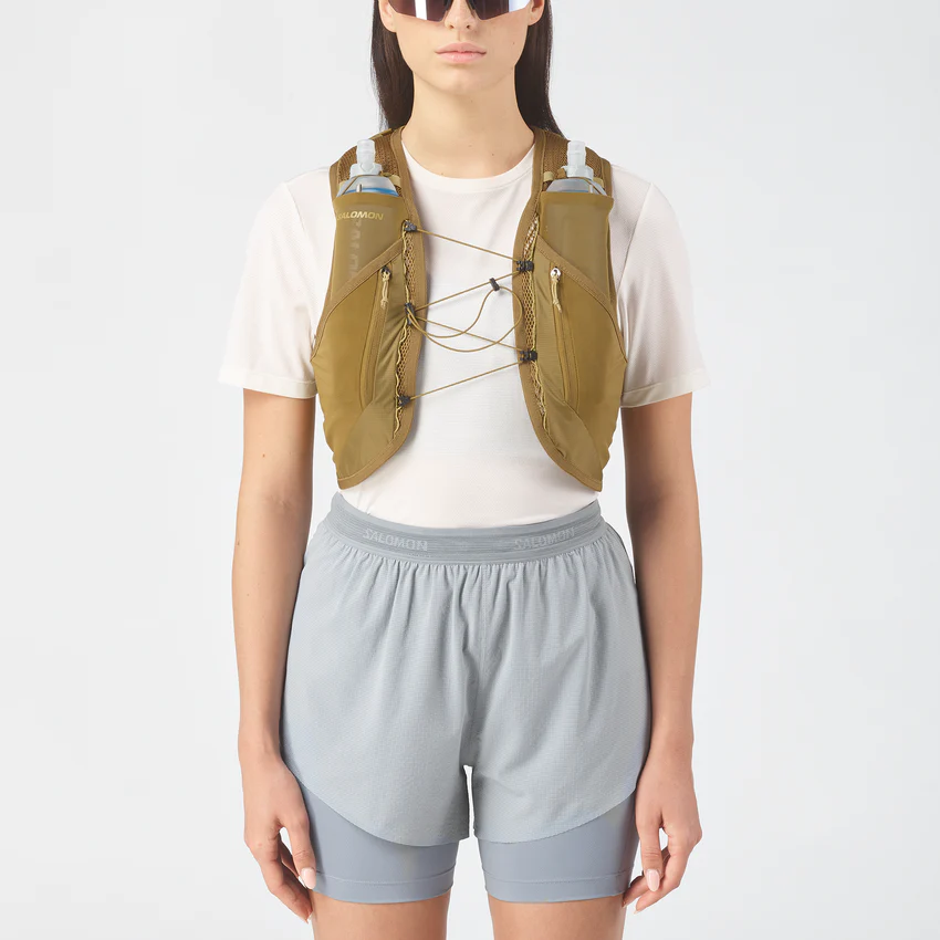 SALOMON ACTIVE SKIN 12 ユニセックス ランニングベスト（フラスク付）