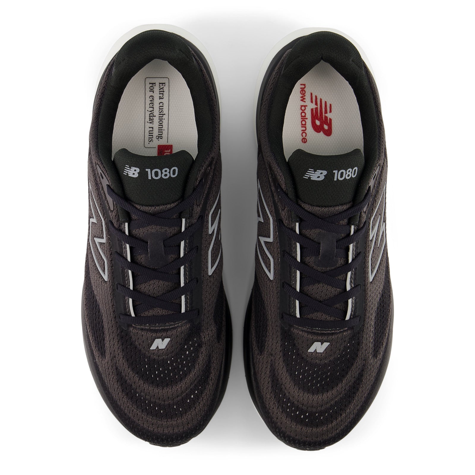 New Balance 1080 v15 (Men's) BLACK/WHITE 【Wide】